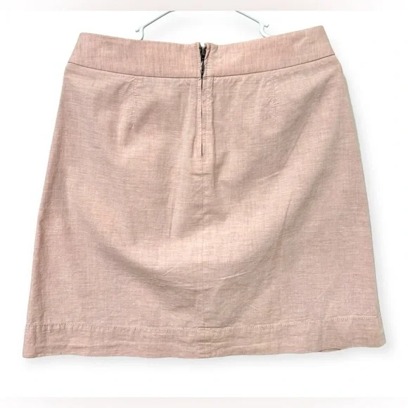 J.Crew Pink Pleated Mini Skirt, Size 2 - Picture 2 of 7